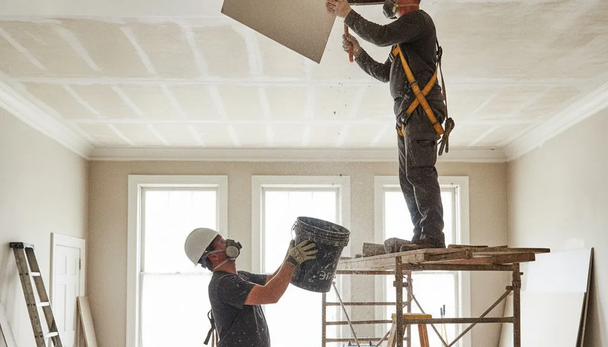 Ceiling Water Damage Repair Image 2