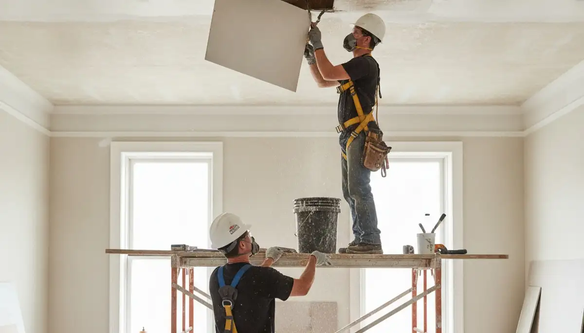 Ceiling water damage repair in Berkeley, CA for stained, leaking home ceilings