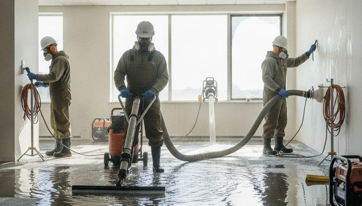 Commercial Water Damage Restoration Image 1