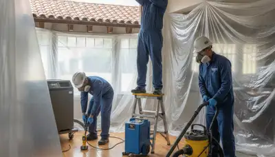 Water damage restoration team in Berkeley, CA providing emergency cleanup and repair services